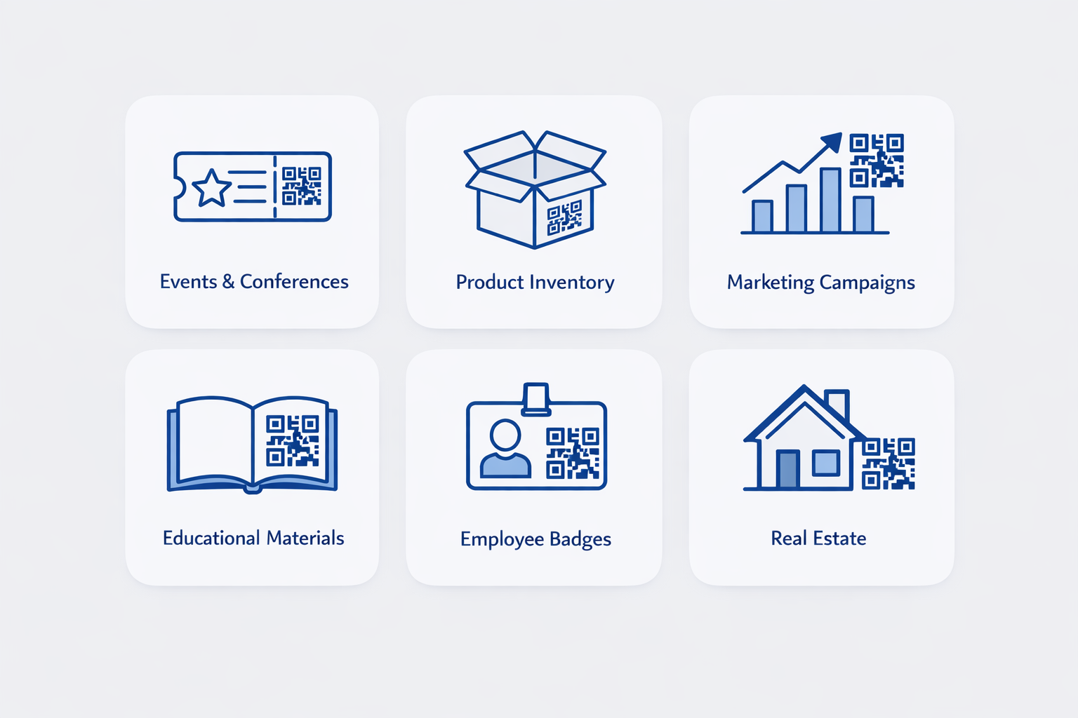 Common use cases for batch QR code generation